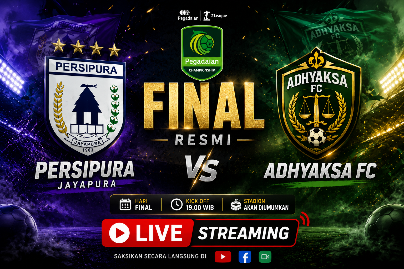 Persipura vs Adhyaksa FC